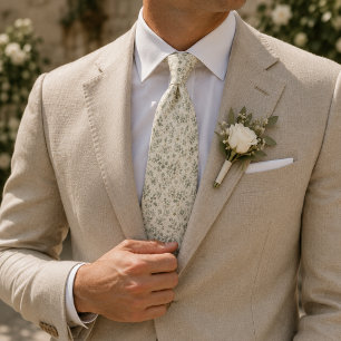 Sage Eucalyptus Heritage Foulard Tie
