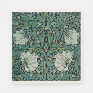 Sage Floral William Morris Napkin