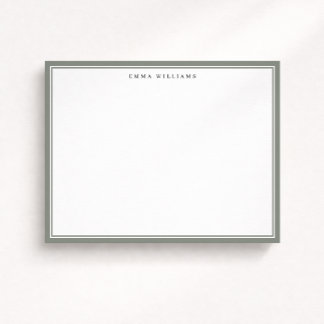 Sage Frame Note Card