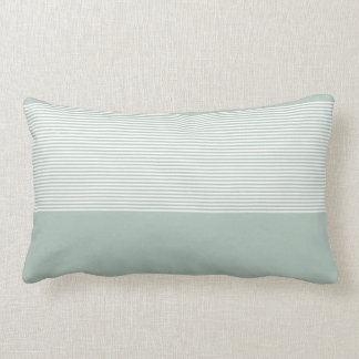 Sage French Style Stripe Throw Accent Pillow