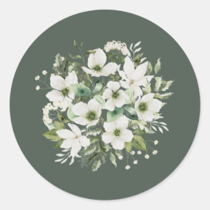 Sage Garden Sticker Envelope Seals Wedding Labels