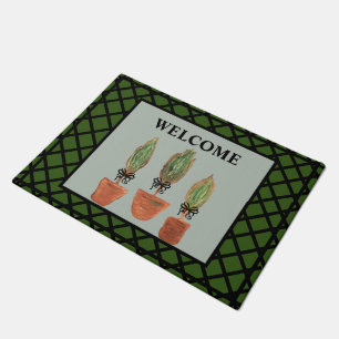Sage Garden Topiary Rug Mat Doormat