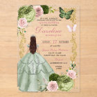 Sage Green and Blush Princess Quinceanera