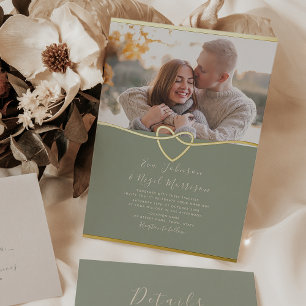 Sage Green and Gold Wedding