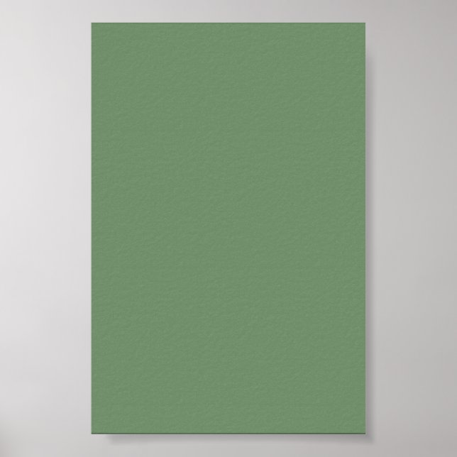 Sage Green Background on a Poster (Front)