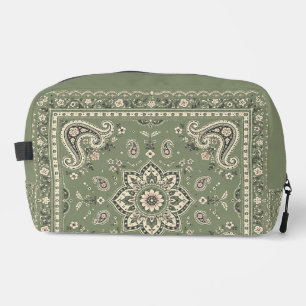 Sage Green Bandanna Paisley Go-To Bag Organiser