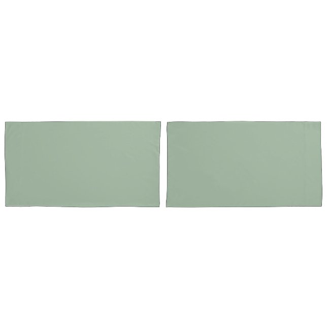 Sage Green Bedding Pillowcases – Soft Green Matchi (Front-Set)