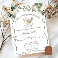 Sage Green Birdie Baby Shower