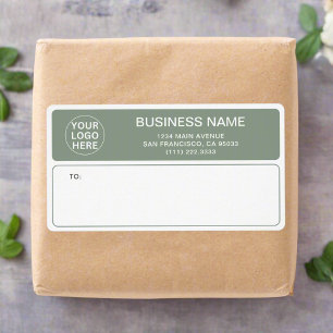 Sage Green Business Logo l Company Shipping