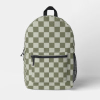 Sage Green Chequerboard