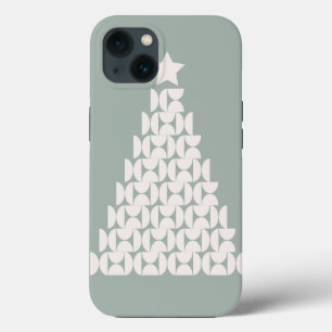 Sage Green Christmas Tree iPhone 13 Case