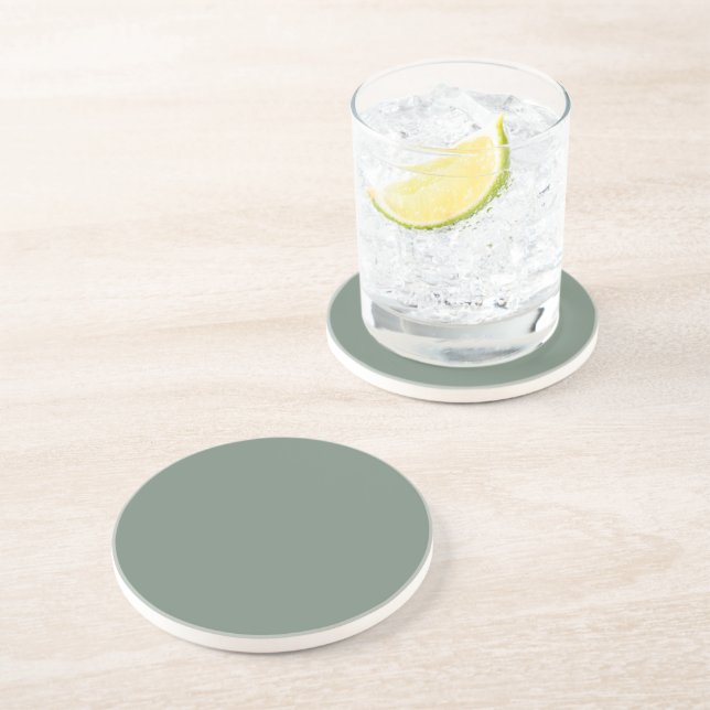 Sage Green Coaster (Side)