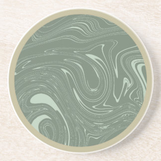 Sage green coaster