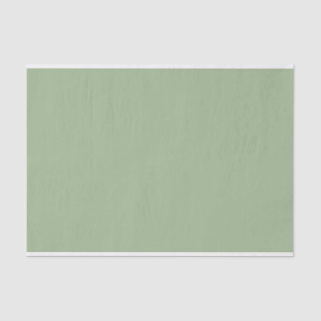 Sage Green Coloured Tissue Paper (Front)