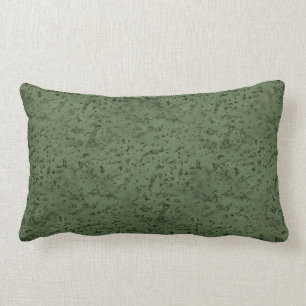 Sage Green Cork Look Wood Grain Lumbar Cushion