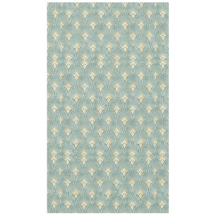Sage Green,cream,art deco pattern,vintage,rustic, Tablecloth