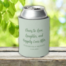 Sage Green Elegant Wedding Cheers to Love