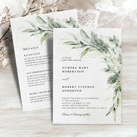 Sage Green Eucalyptus All in One Detail  Wedding