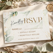 Sage Green Eucalyptus Elegant Wedding