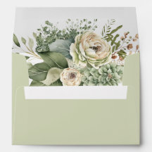 Sage Green Eucalyptus Floral Wedding |