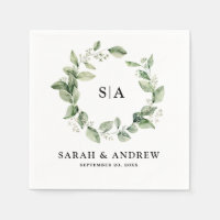 Sage Green Eucalyptus Minimalist Botanical Wedding