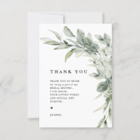 Sage Green Eucalyptus Minimalist Botanical Wedding