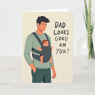 Sage Green Fatherhood Card