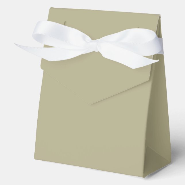 Sage Green Favour Box (Front)