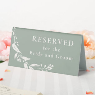 Sage Green Floral Monogram Custom Reserved For