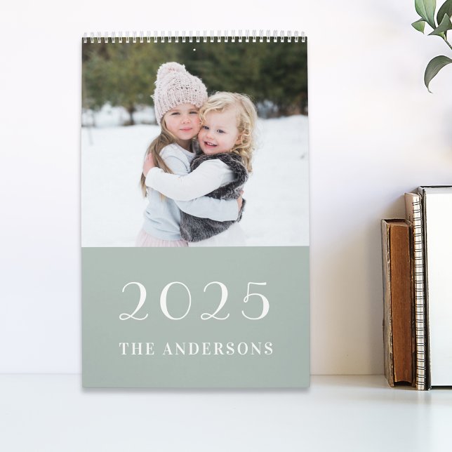 Sage Green Foliage 2025 Photo Calendar (Creator Uploaded)