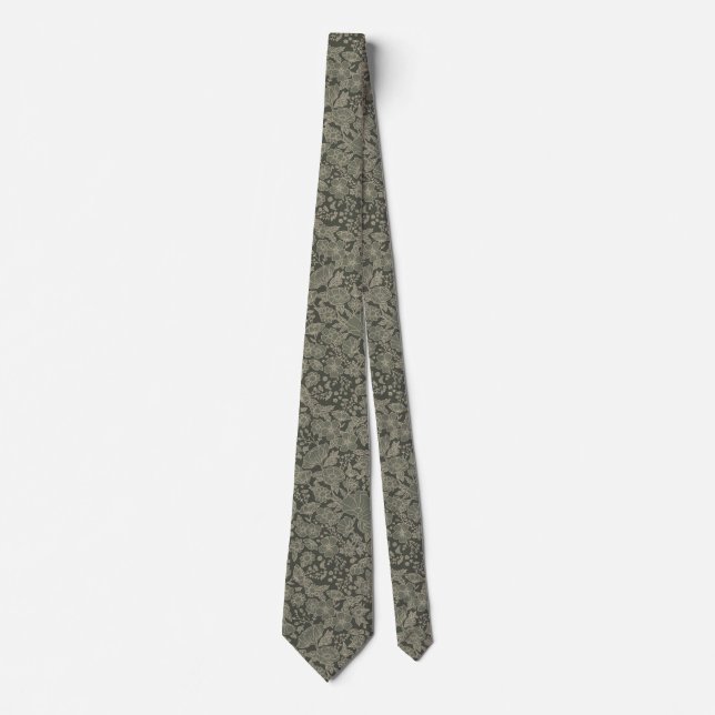 Sage Green Garden Colours Tie (Front)