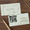 Sage Green & Gold Elegant Professional QR Code