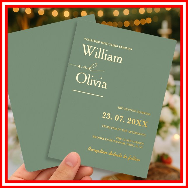 Sage Green Gold Wedding (Creator Uploaded)