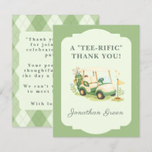 Sage Green Golf Baby Shower