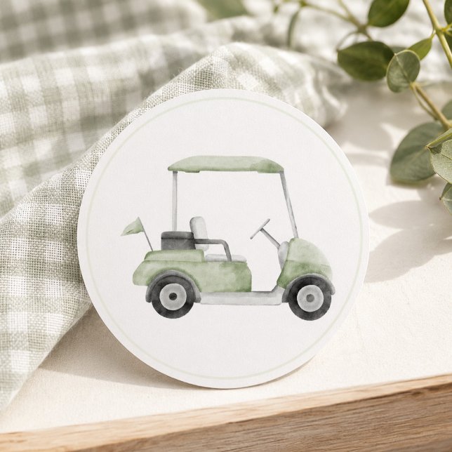 Sage green  golf cart sticker (Creator Uploaded)
