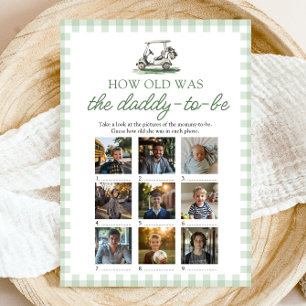 Sage Green Golf How Old Was The Daddy Game Invitation