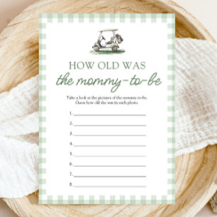 Sage Green Golf How Old Was The Mummy Game Invitation