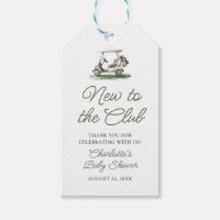 Sage Green Golf New to the Club Baby Shower