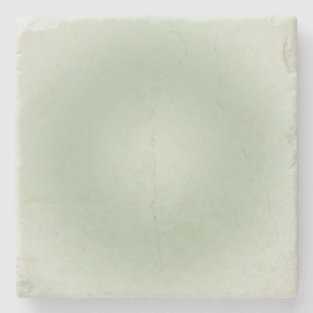 Sage Green Gradient Aura Stone Coaster (Front)