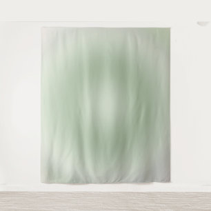 Sage Green Gradient Aura Tapestry