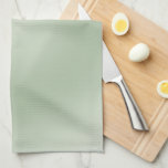 Sage Green Gradient Aura Tea Towel<br><div class="desc">Gradient Design - Aura Effect – Sage Green.</div>