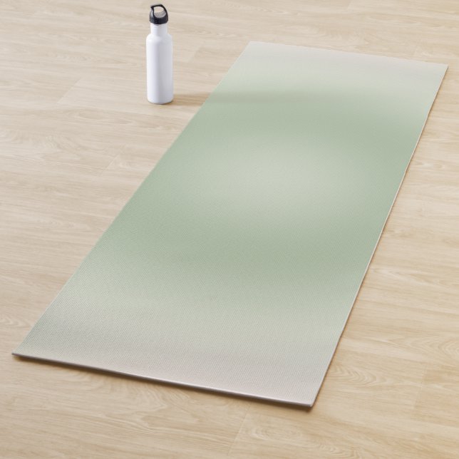 Sage Green Gradient Aura Yoga Mat (In Situ)