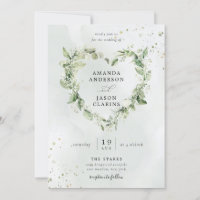 Sage Green Greenery White Floral Wreath Wedding
