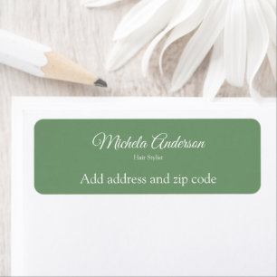 Sage green hair stylist add address zip code