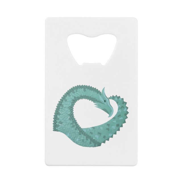 Sage green heart dragon on white (Front)