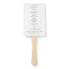 Sage Green Leafy Crest Monogram Wedding Program