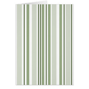 Sage Green (Light Medium Dark) White Stripes Blank