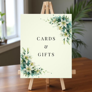 Sage Green Lily Valley Floral Cards Gifts Sign