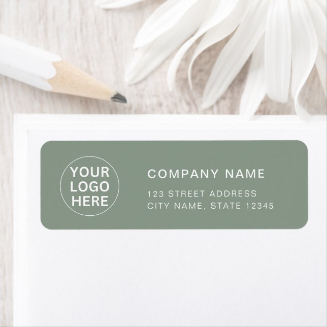 Sage  Green Logo l Professional Return Address (Insitu)