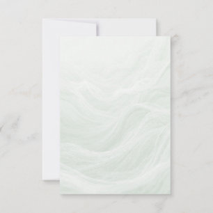 Sage Green Marble & Gold Thank You Card